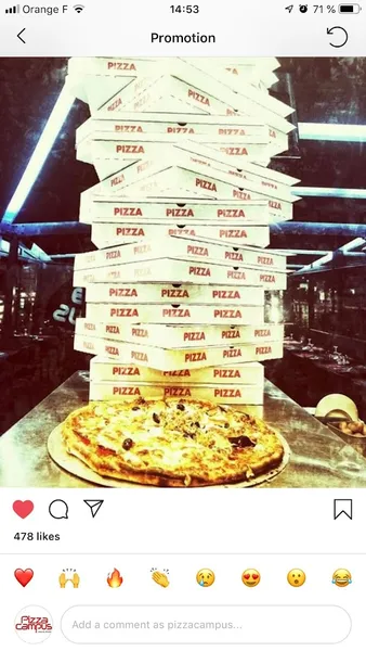 menu 0 of Pizzeria Du Campus