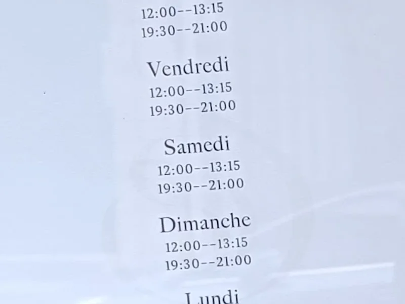 menu 1 of restaurant clos des saveurs