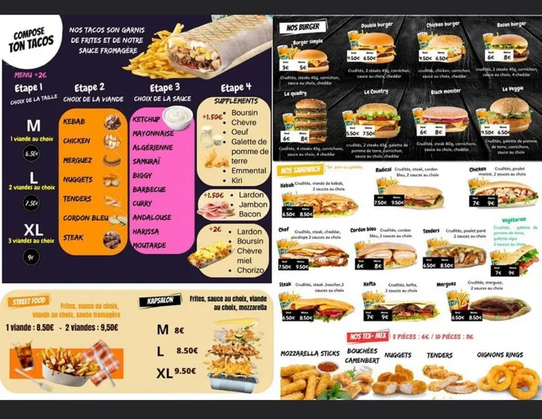 menu 0 of MBM Street food Dole