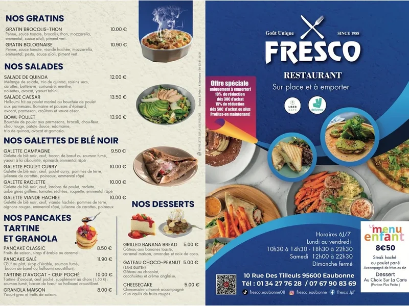 menu 1 of Fresco