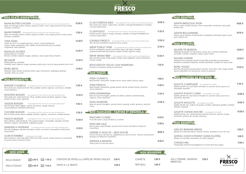 menu 2 of Fresco