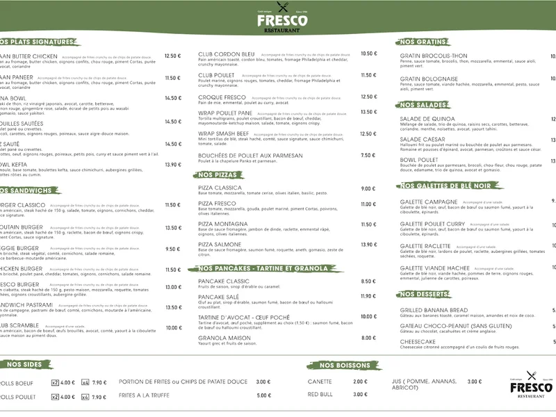 menu 2 of Fresco