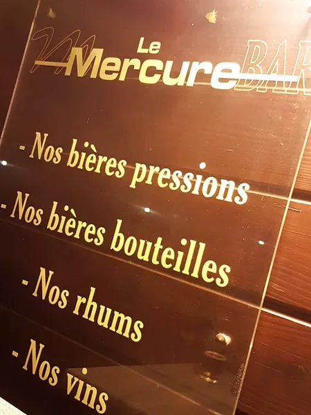 menu 1 of Café Mercure Bar rhumerie brasserie