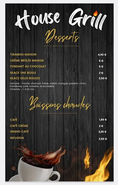 menu 2 of Restaurant House Grill