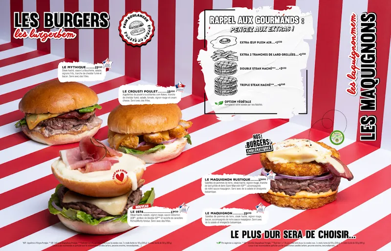 menu 0 of Restaurant La Boucherie