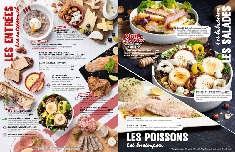 menu 1 of Restaurant La Boucherie