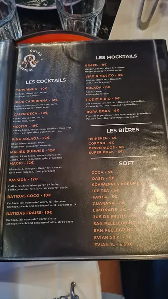 menu 2 of Rodizio Nice