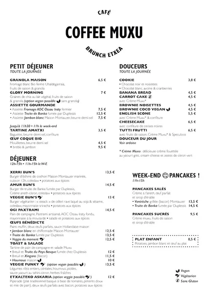 menu 0 of Coffee Muxu