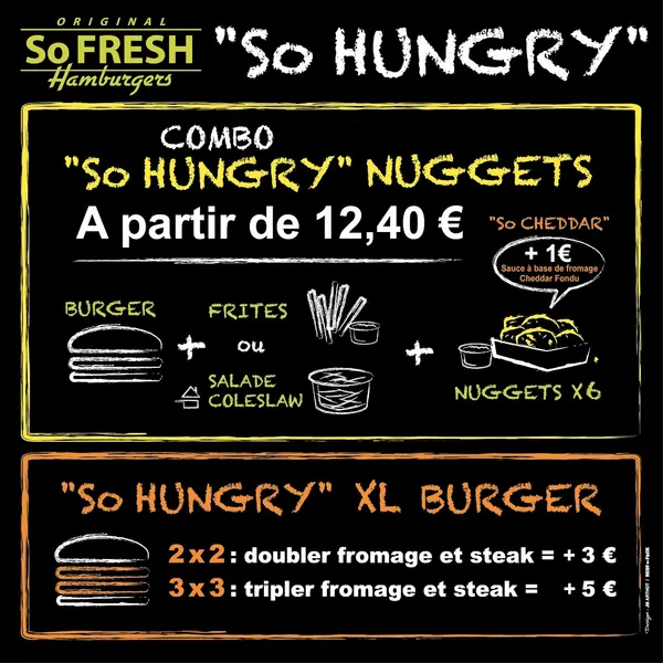 menu 2 of Sofresh Burger