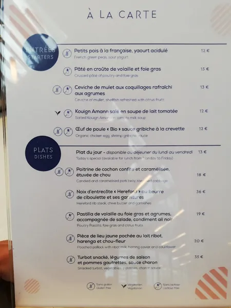 menu 0 of Le Paris-Brest by Christian Le Squer