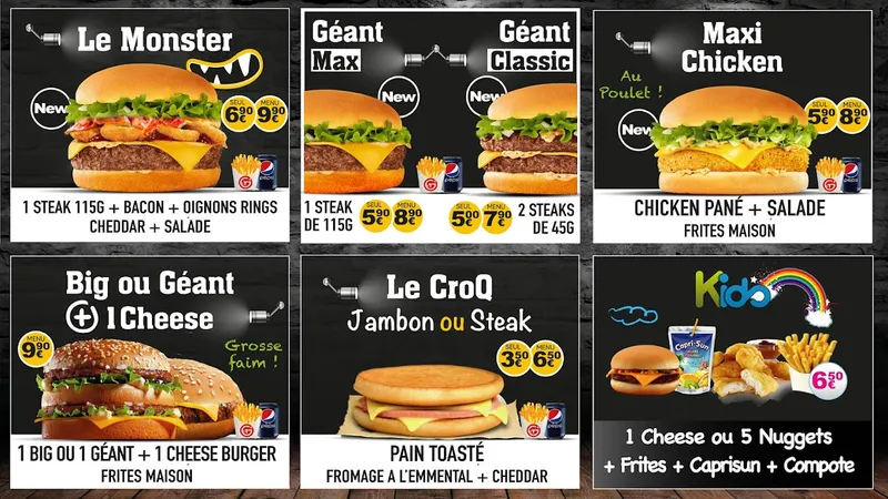 menu 1 of Grillade Et Tacos