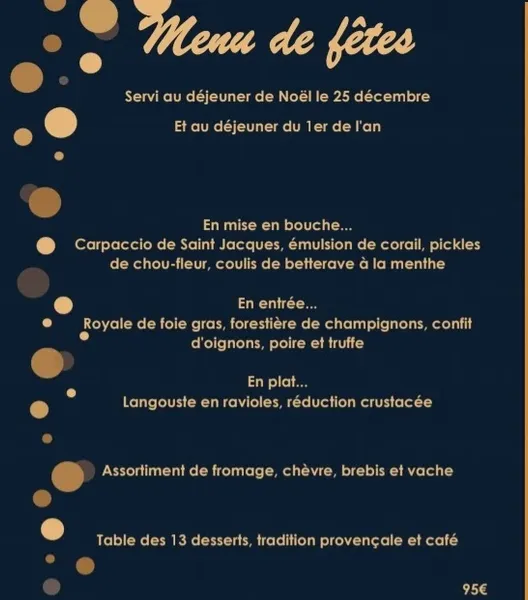 menu 0 of Maison Daniel et Julia (père et fille)