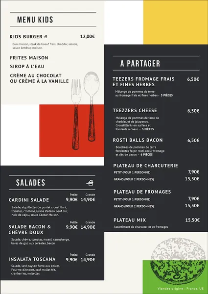menu 0 of Restaurant La Soute Aux Saveurs