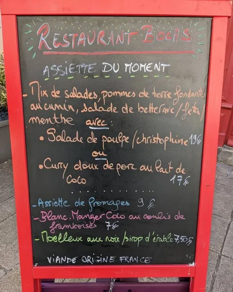 menu 0 of Bocas
