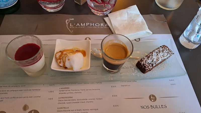menu 2 of L'Amphora