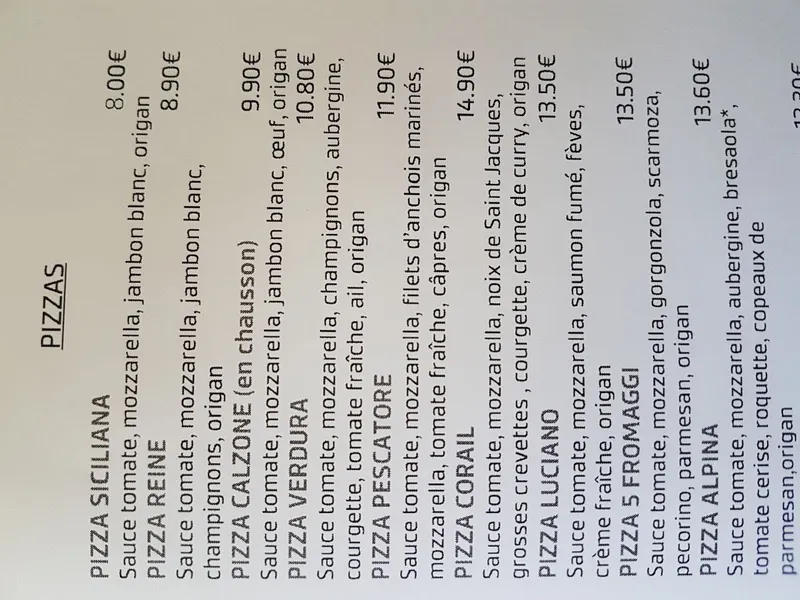 menu 0 of L'Amphora