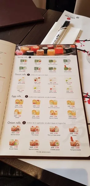 menu 1 of Oïsushi
