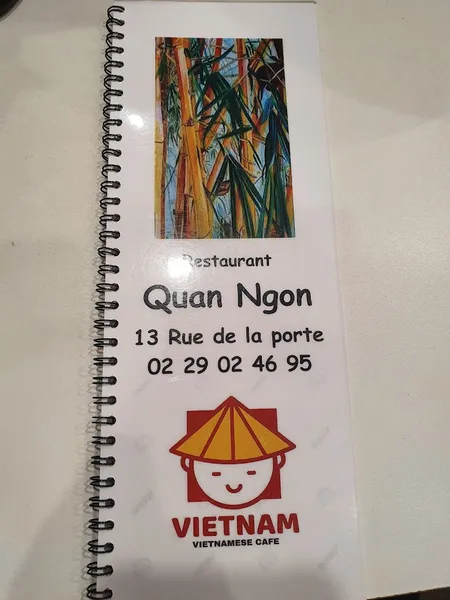 menu 1 of Quan Ngon