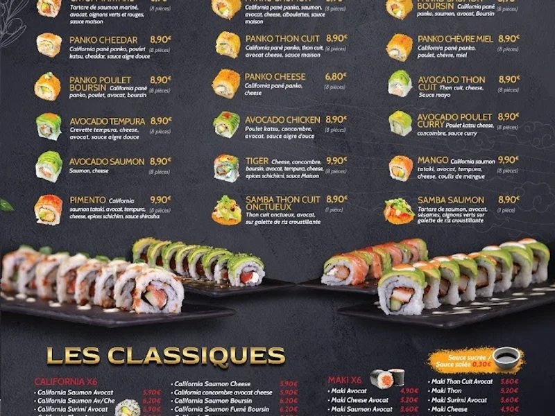 menu 0 of Le Wok Thaï