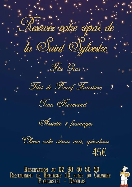 menu 2 of Restaurant Le Bretagne Plougastel