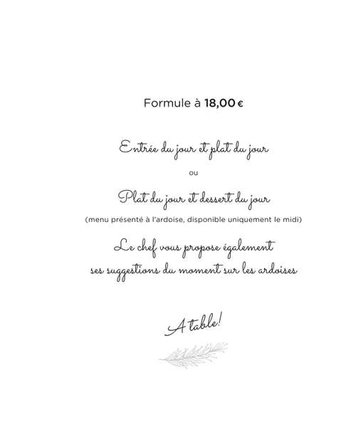 menu 1 of LE THOR ENT DES SAVEURS