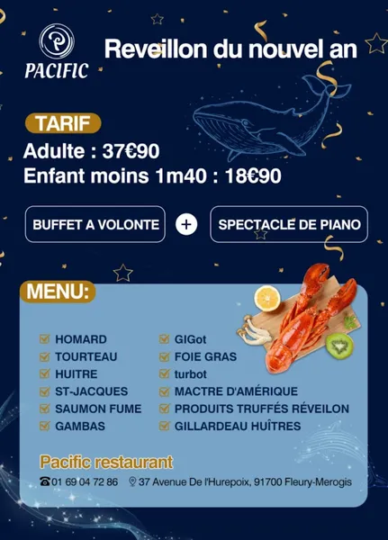 menu 0 of PACIFIC 91