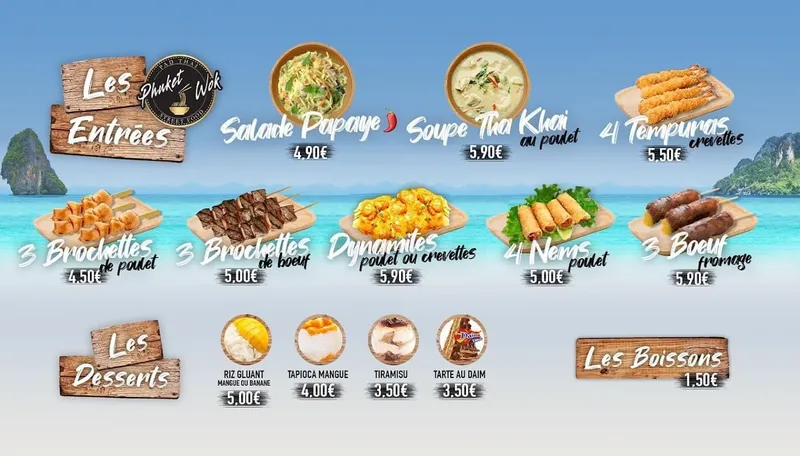 menu 0 of Phuket Wok Evry