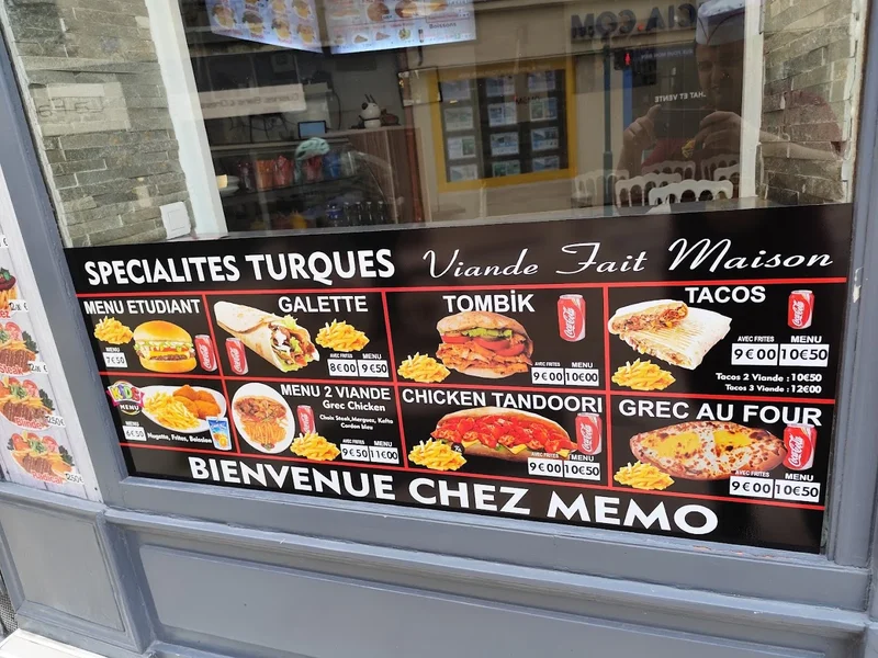 menu 0 of CHEZ MEMO PONTOISE