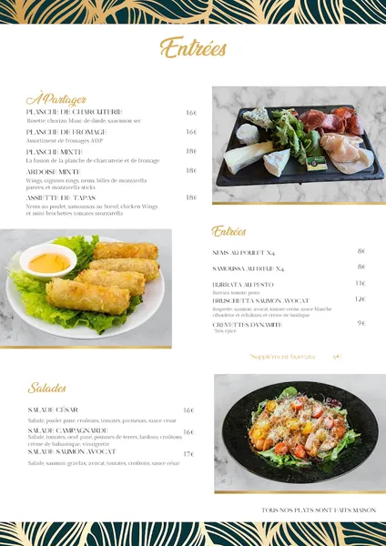 menu 1 of Garden Coffee