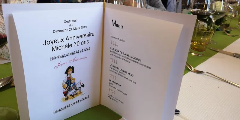 menu 0 of Aux Deux Clefs d'Or