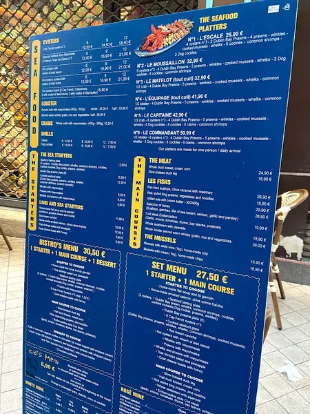 menu 0 of L'Embarcadère