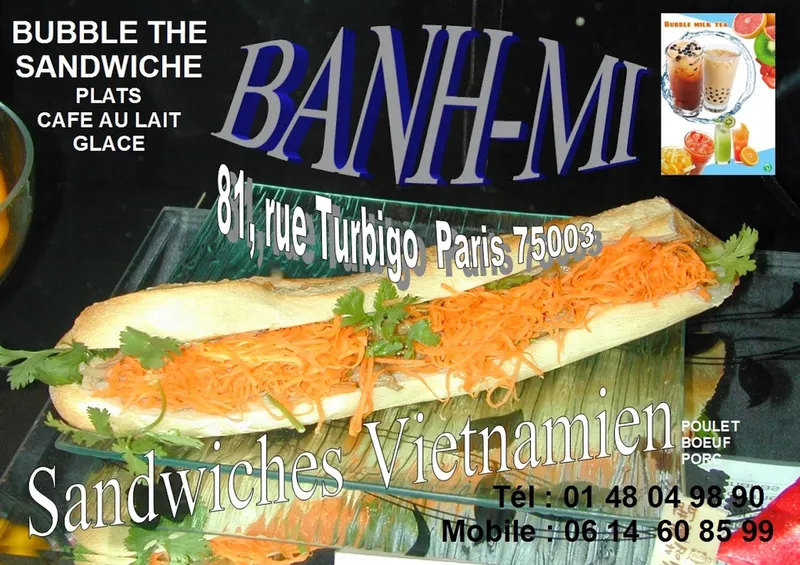 menu 1 of Banh Mi