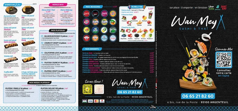 menu 1 of Wan Mey