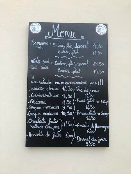 menu 0 of Le P'tit Scandale