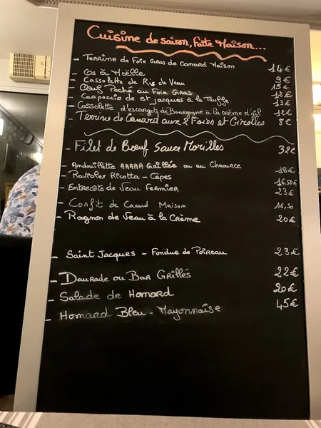 menu 0 of Restaurant La Cassolette