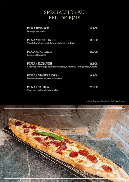 menu 0 of Anatolia - Restaurant La Valette du Var