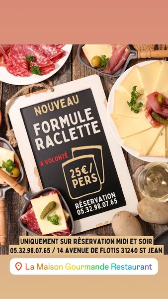 menu 2 of LA MAISON GOURMANDE