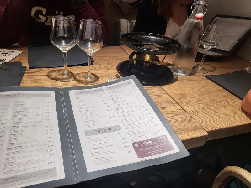 menu 0 of La Maison des Fondues