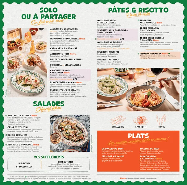 menu 1 of Volfoni Villenave-d'Ornon