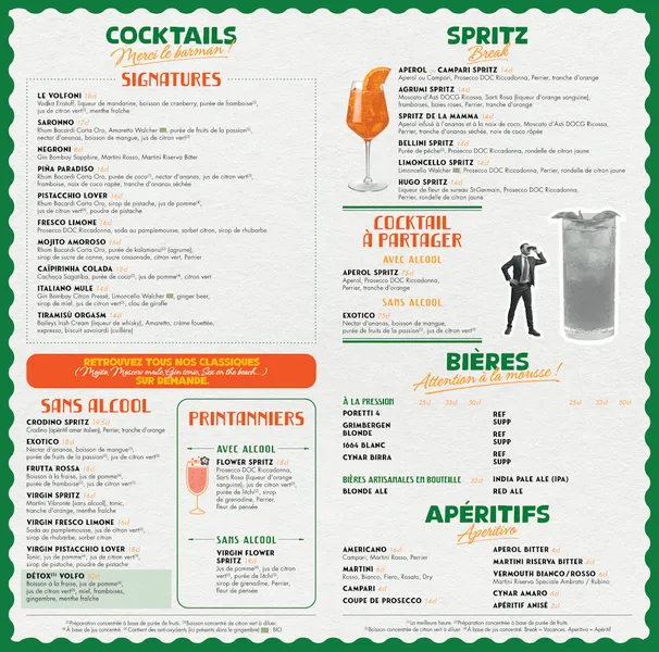 menu 2 of Volfoni Villenave-d'Ornon