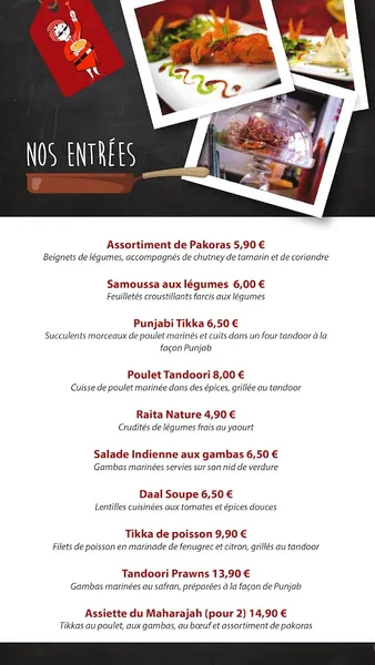 menu 2 of curry house