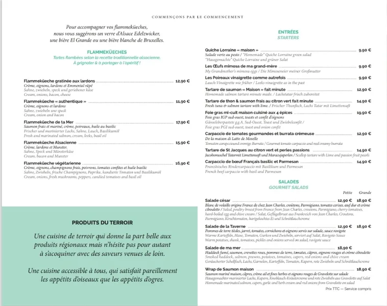 menu 0 of 𝐋𝐚 𝐓𝐚𝐯𝐞𝐫𝐧𝐞 Table de Caractère 𝐌𝐞𝐭𝐳