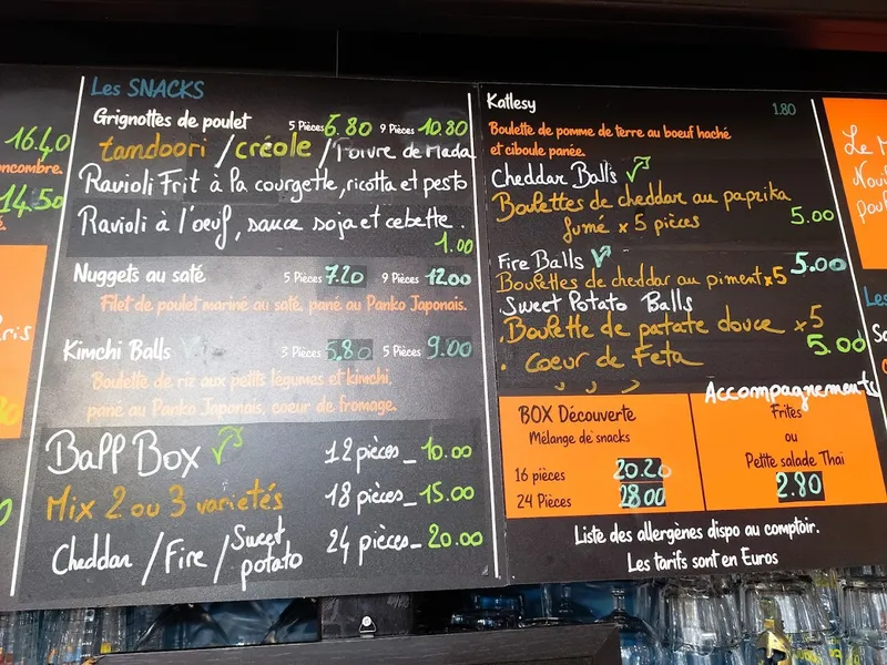 menu 2 of Jack & Jess, Restaurant de Burgers