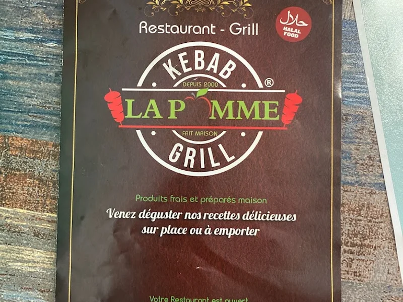 menu 2 of La Pomme Kebab - Ermont