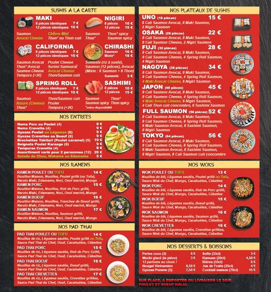 menu 0 of Ramen Tes Sushis