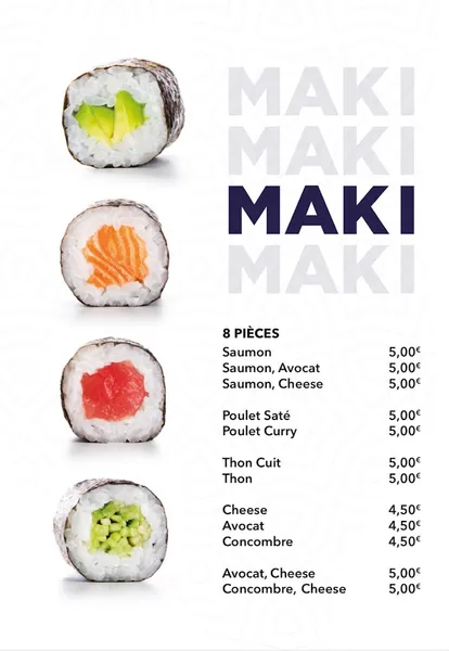 menu 2 of TN SUSHI