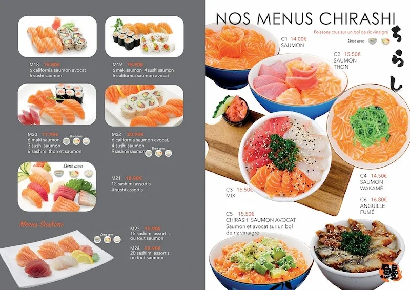 menu 1 of L'insolite Sushi Chauny