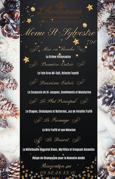menu 1 of L'Androuno