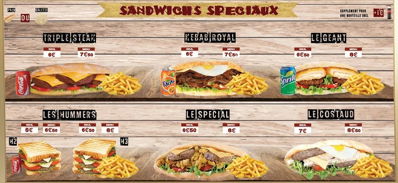 menu 0 of MAC Burger