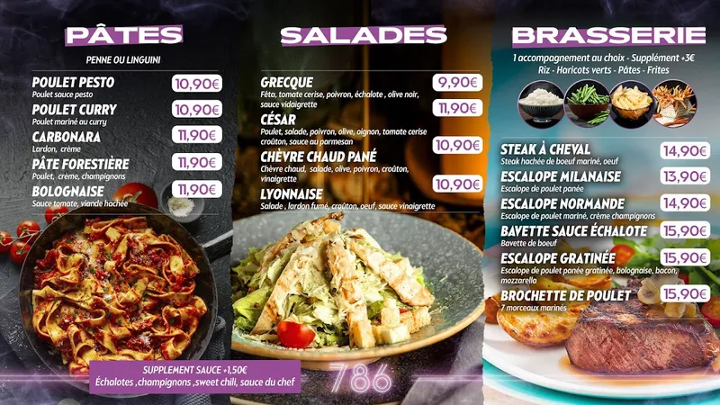 menu 0 of 786 - Le Mans I Brasserie & Burger